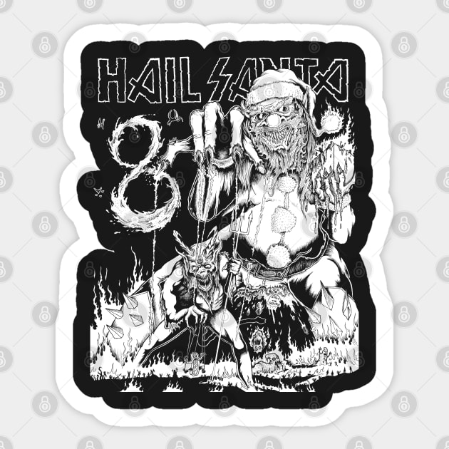 HAIL SANTA 8 Sticker by DÜFF